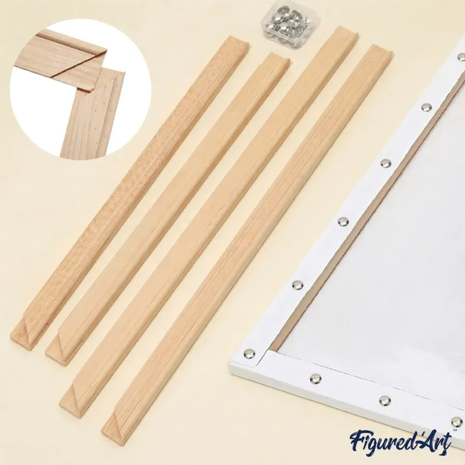 Figured'Art DIY houten frame 40x50 cm schilderen op nummer