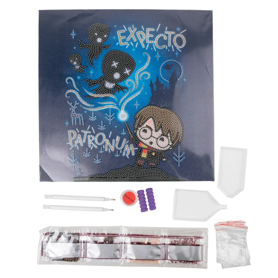 Craft Buddy Crystal Art Harry Potter Expecto Patronum canvas 30x30