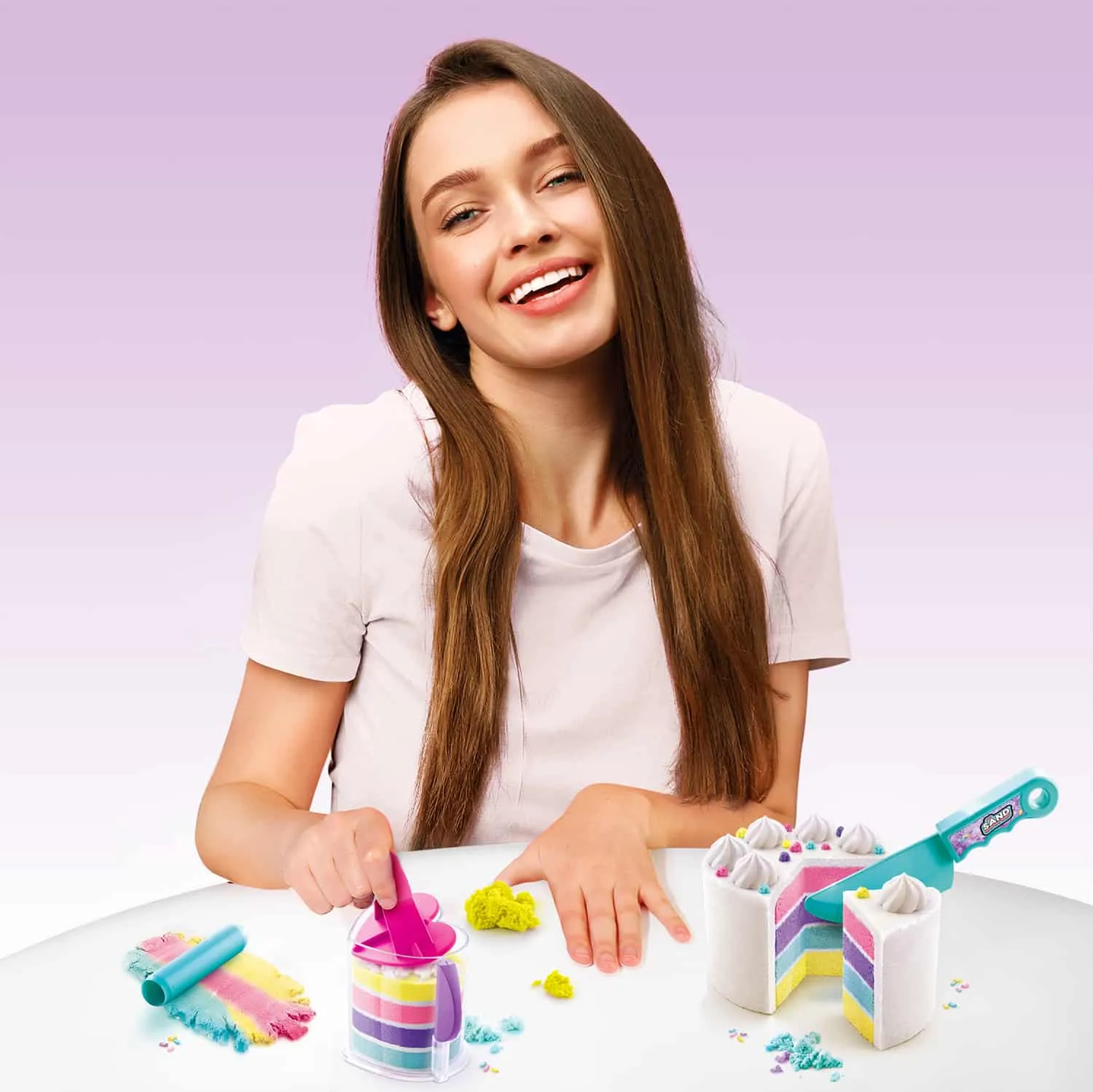 Canal Toys So Sand DIY Rainbow Cake zandset