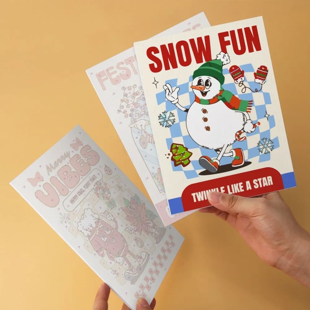 Figured'Art Mini Serie Kerstmis in stripstijl schilderen op nummer