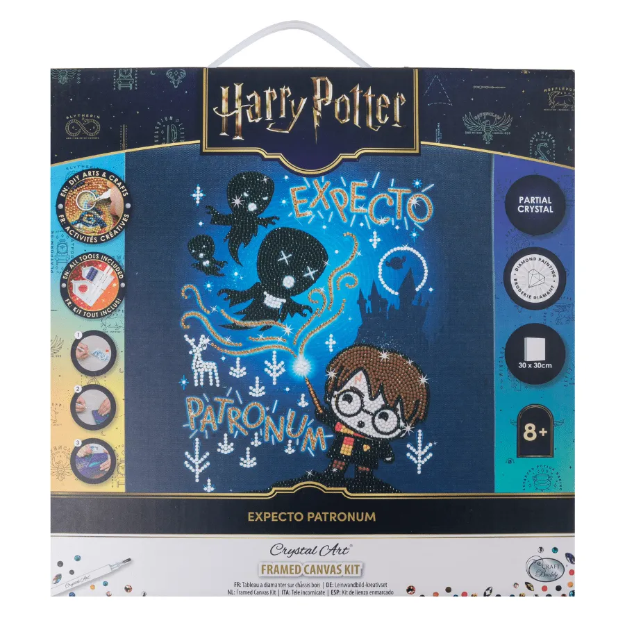 Craft Buddy Crystal Art Harry Potter Expecto Patronum canvas 30x30