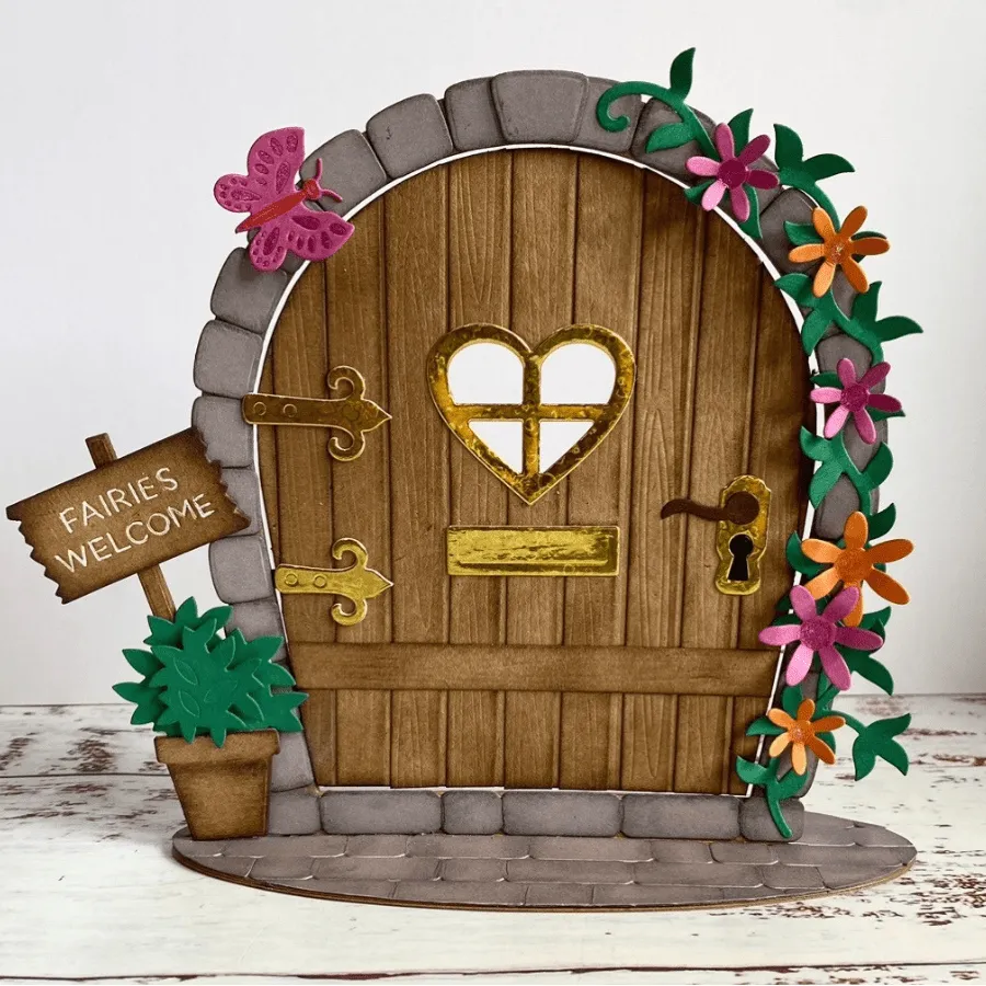 Craft Buddy Fantasy Fairy Door stansset 30-delig metaal