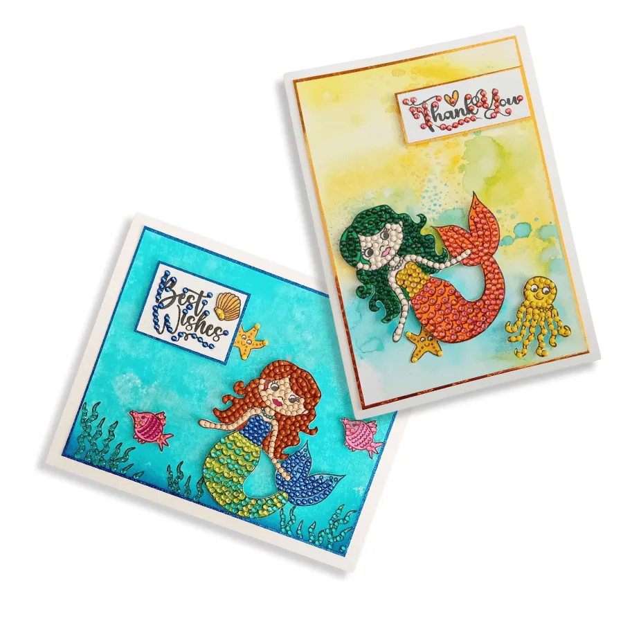 Crystal Art Mythical Mermaid stempels set A6 11-delig