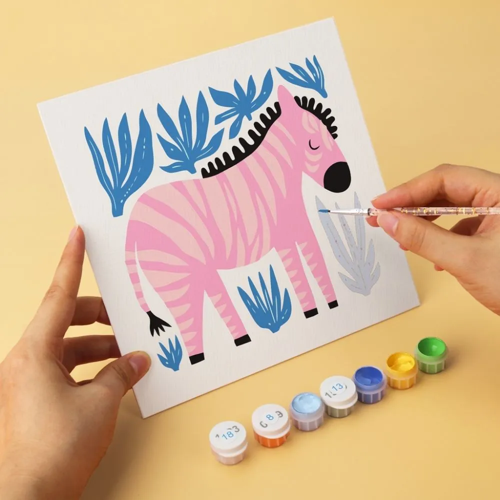 Figured'Art Mini Serie Geschilderde wilde dieren 2 nummer 20x20 6x