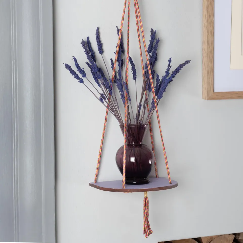 Studio Wald Small Plant Shelf wandplankje Purple Wash