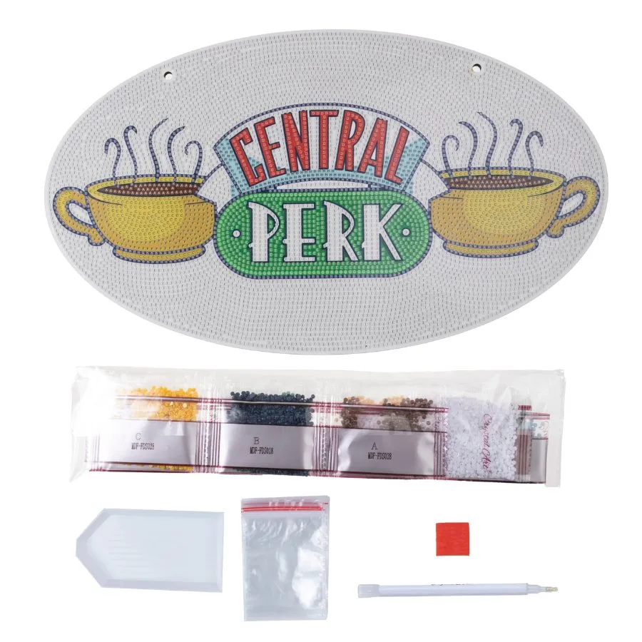 Craft Buddy Crystal Art Central Perk diamond painting hanger 35 cm