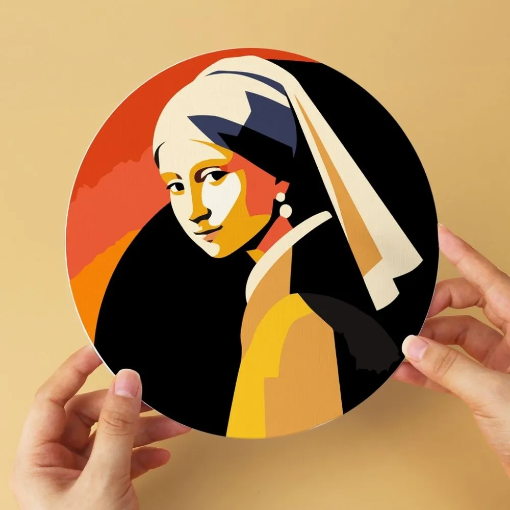Figured'Art Artistieke iconen mini schilderen op nummer Ø20cm 6 stuks
