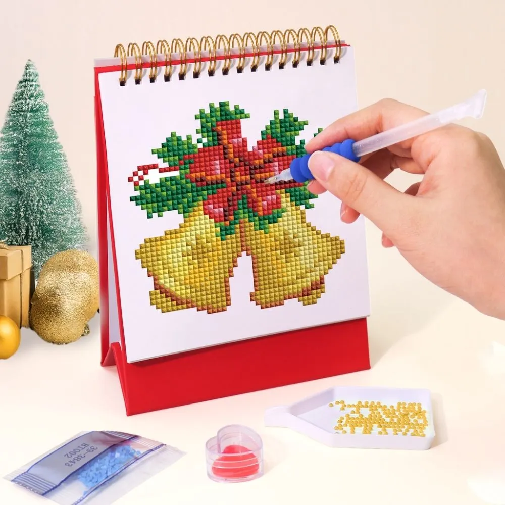 Figured'Art Diamond Painting Kalender 2026 Kersticonen 12-delig kerst