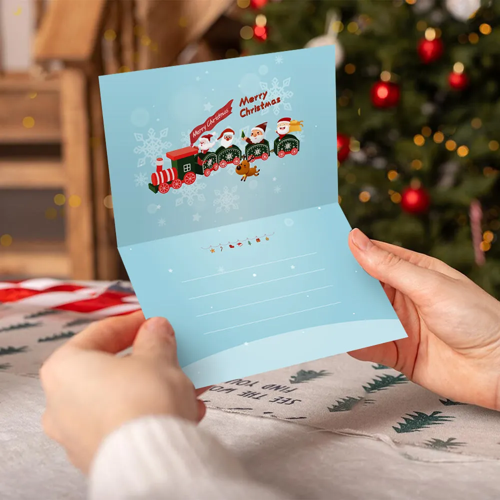 Figured'Art Kerstkaarten Schilderen op Nummer Set 6 stuks DIY