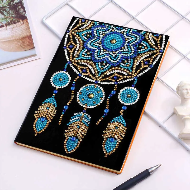 Figured'Art Dromenvanger diamond painting boek A5 50 pagina's rond