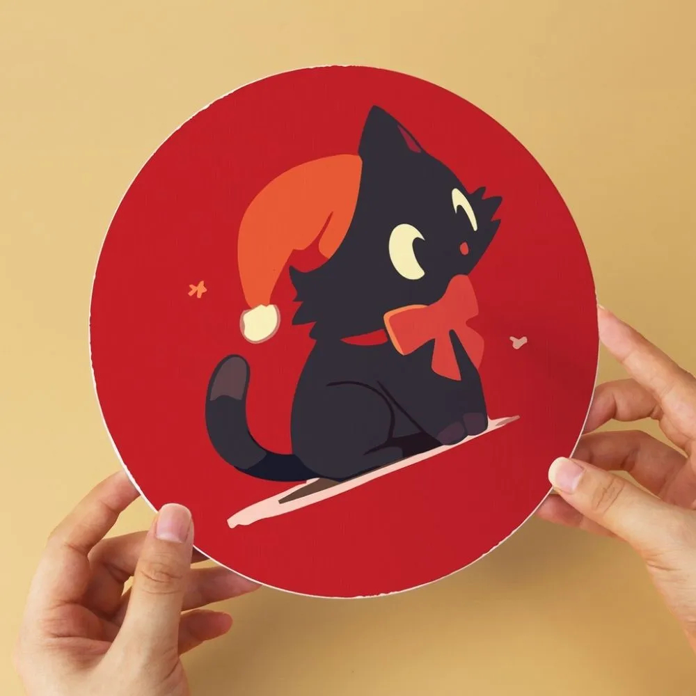 Figured'Art Mini Maretak en pootjes schilderen op nummer Ø20cm 6 stuks