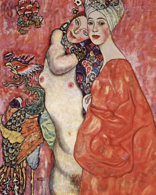 Figured'Art De vriendinnen - Klimt schilderij 40x50cm gevorderd