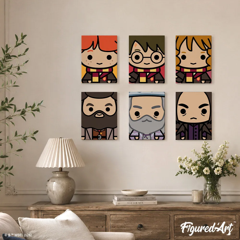 Figured'Art Mini Chibi-gezichten van Harry Potter schilderen op nummer 6 stuks