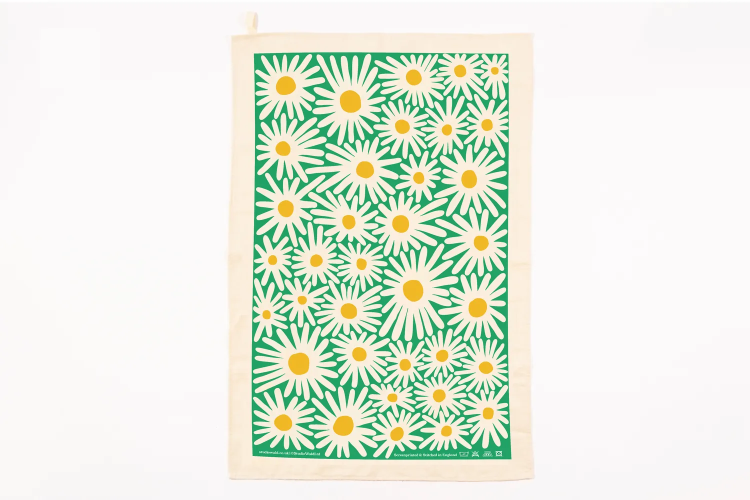 Studio Wald Daisy theedoek katoen madelief 76x50