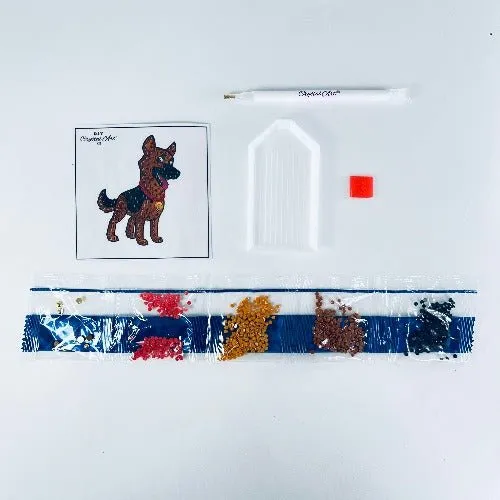 Craft Buddy Crystal Art Joyful Dog Motief diamond painting