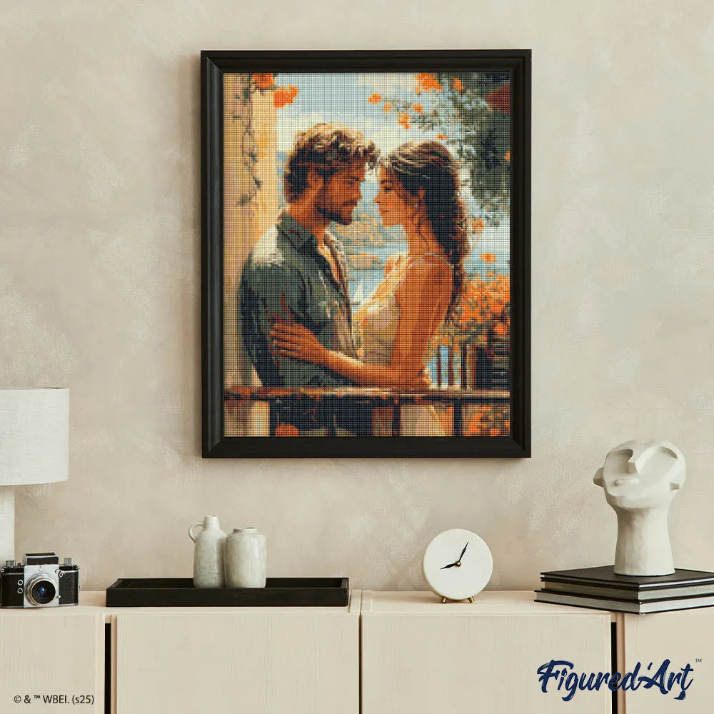Figured'Art Romantisch koppel aan zee diamond painting 40x50 cm