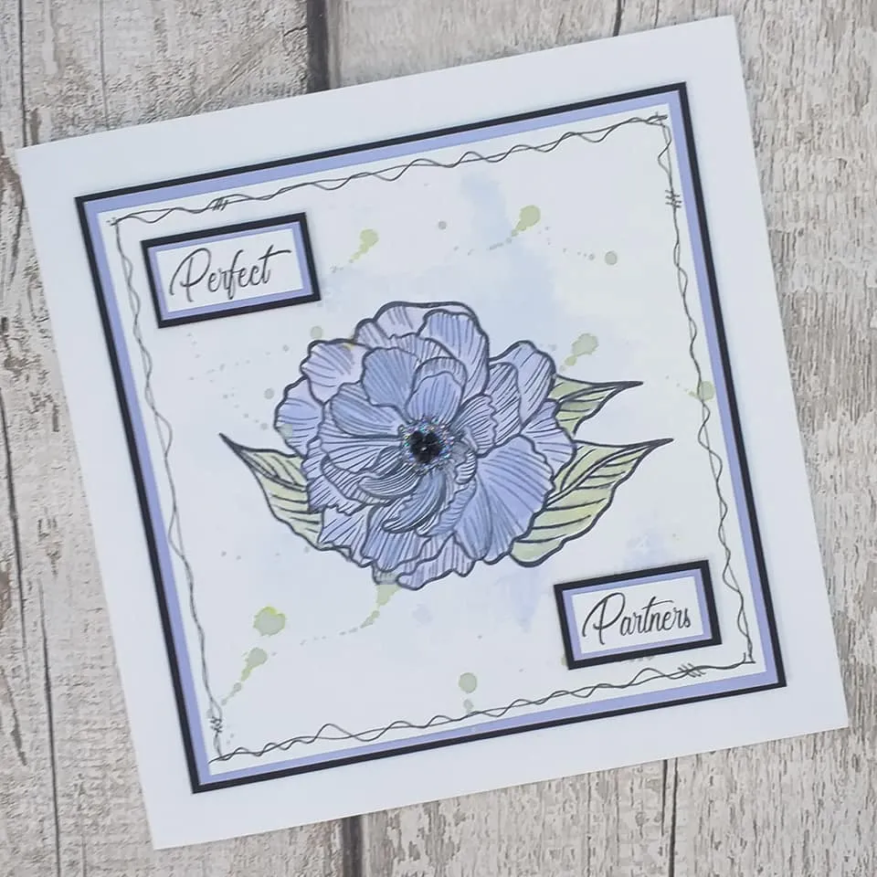 Craft Buddy Forever Flowerz Perfect Peonies stempelset A5 pioen