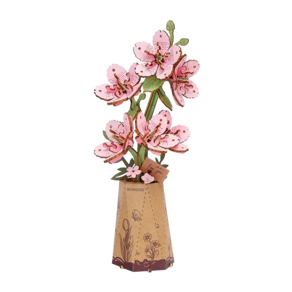 Figured'Art Sakura 3D puzzel hout 113 stukjes 22,5 cm