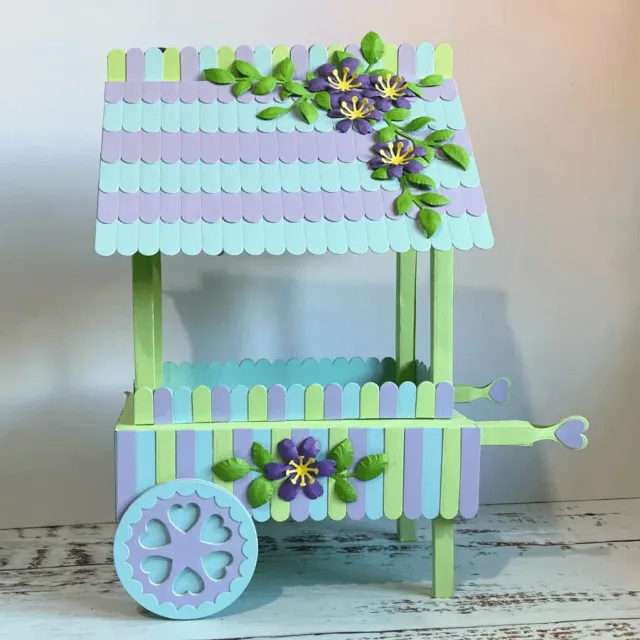 Craft Buddy Festival Flower Cart snijmallen set 24 stuks metaal