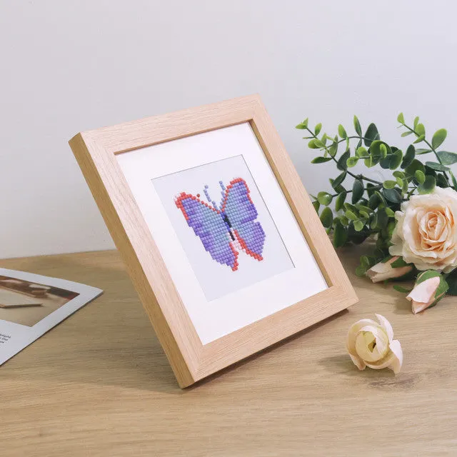 Figured'Art Mini Diamond Painting lijst Hout 17x22 rechthoek
