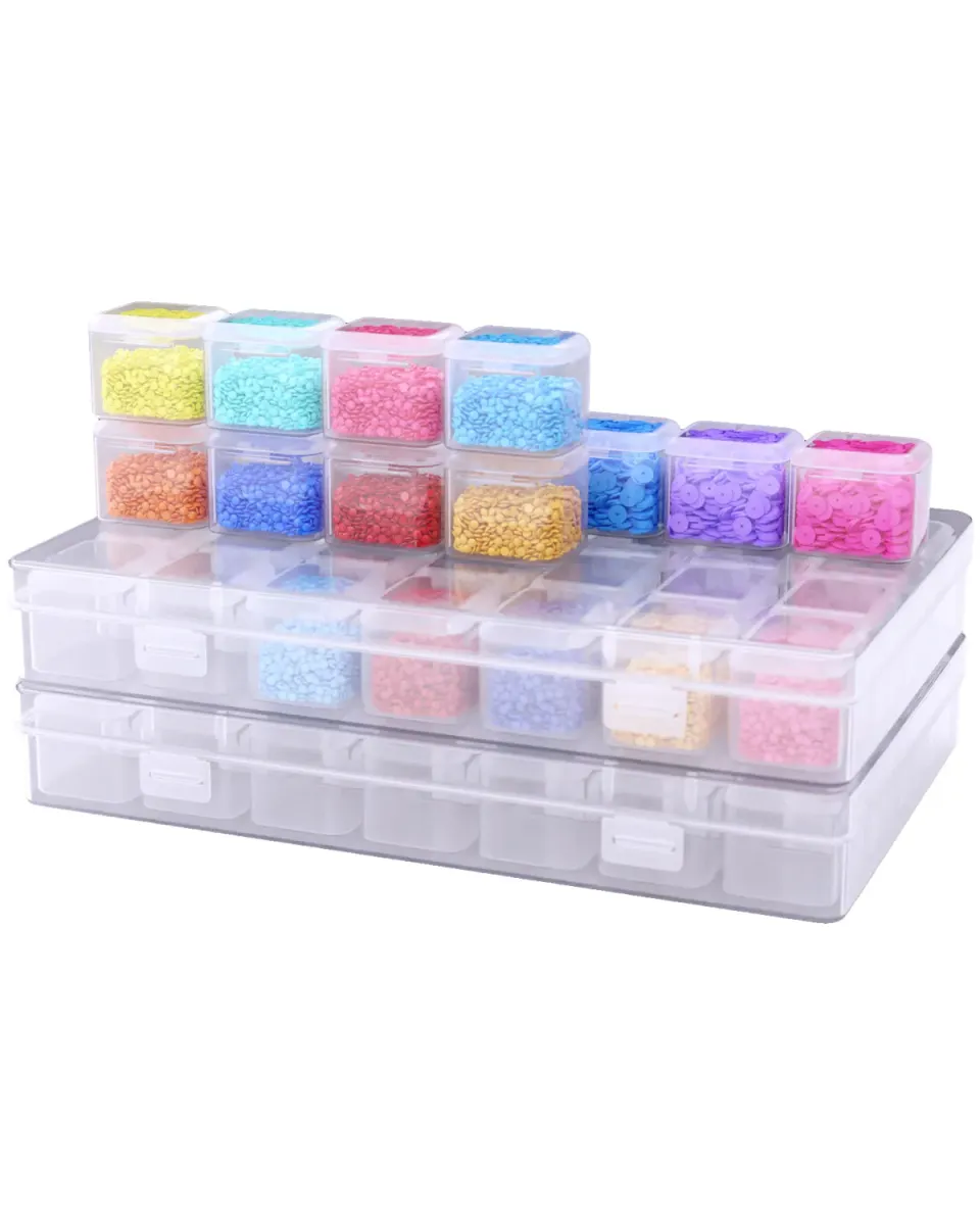 ARTDOT Diamond Painting opbergdoos 28 vakjes 2 stuks