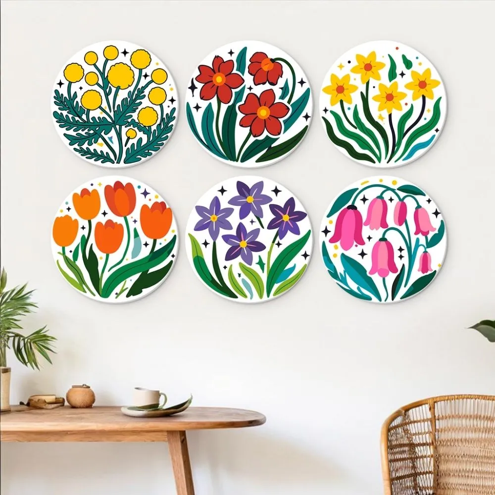 Figured'Art Mini Bloei-collectie schilderen op nummer 6 schijven