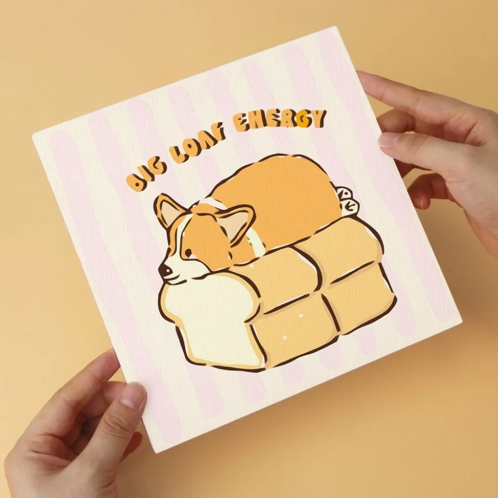 Figured'Art Mini Serie Corgi-leven schilderen op nummer 6 stuks