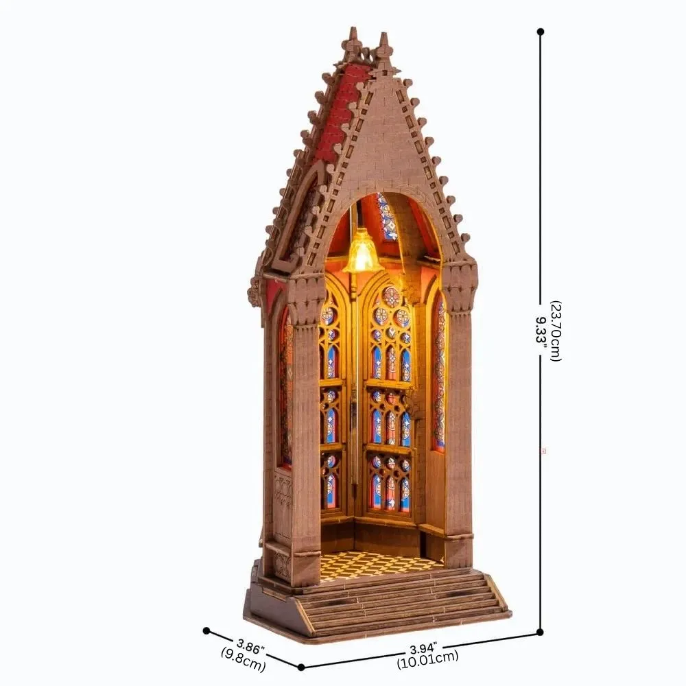 Figured'Art Geometrische Kathedraal 3D Puzzel 112 Stukken met LED