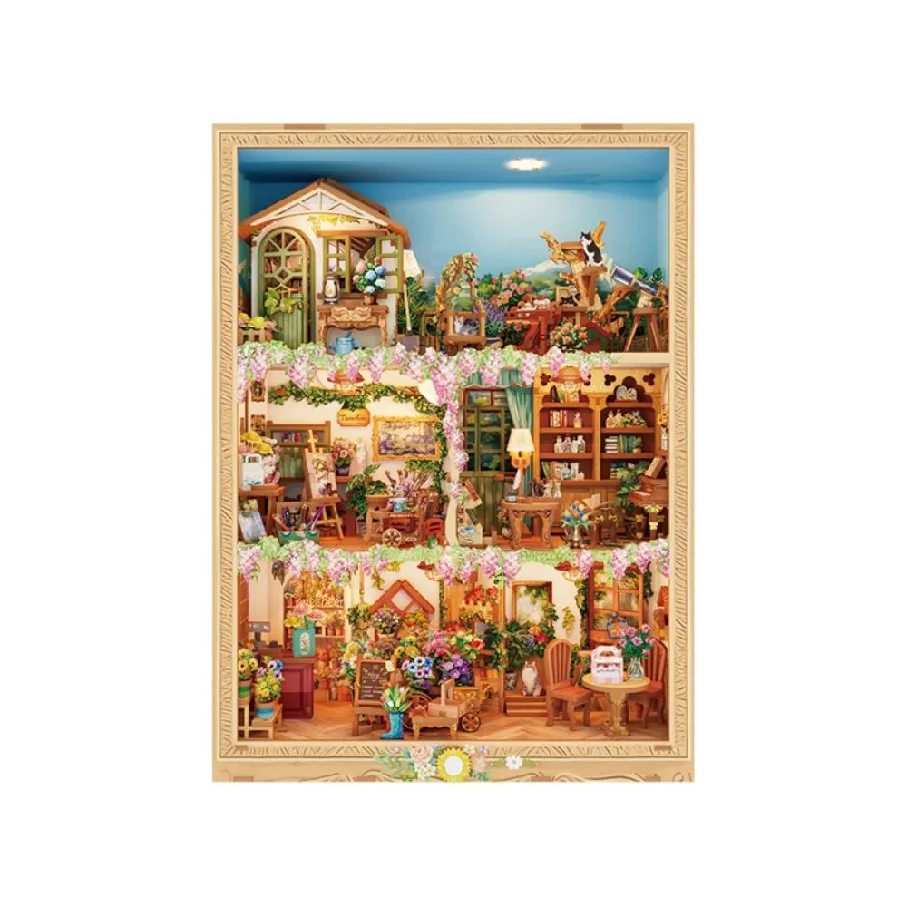 Figured'Art Bloeitijd book nook bouwpakket 31,9x23,5x9 cm
