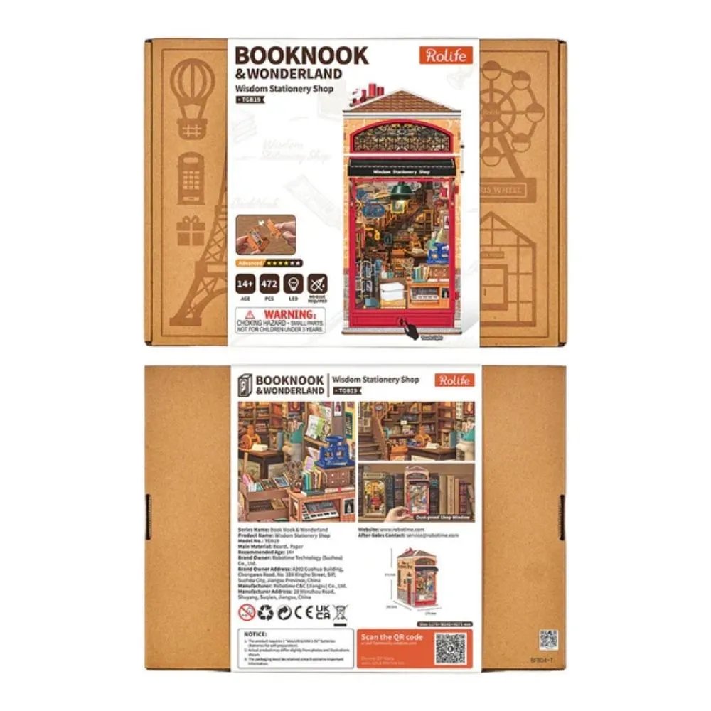 Figured'Art Kantoorboekhandel book nook 472 stuks met led