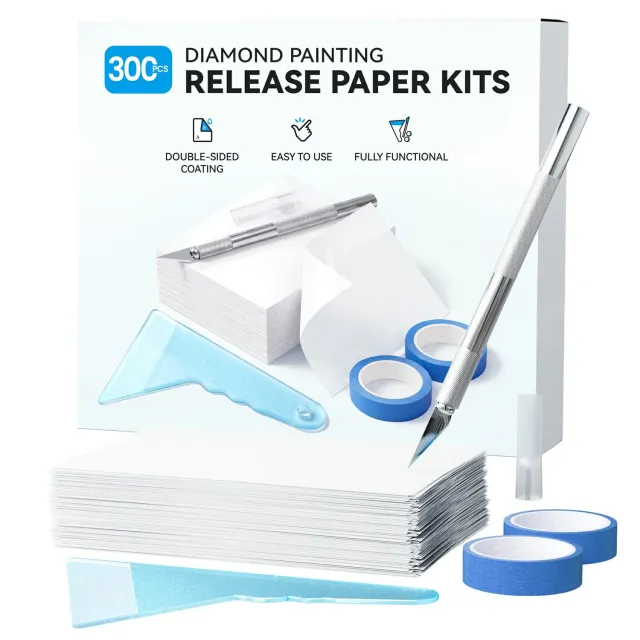 ARTDOT release papier diamond painting A7 300 stuks + tools