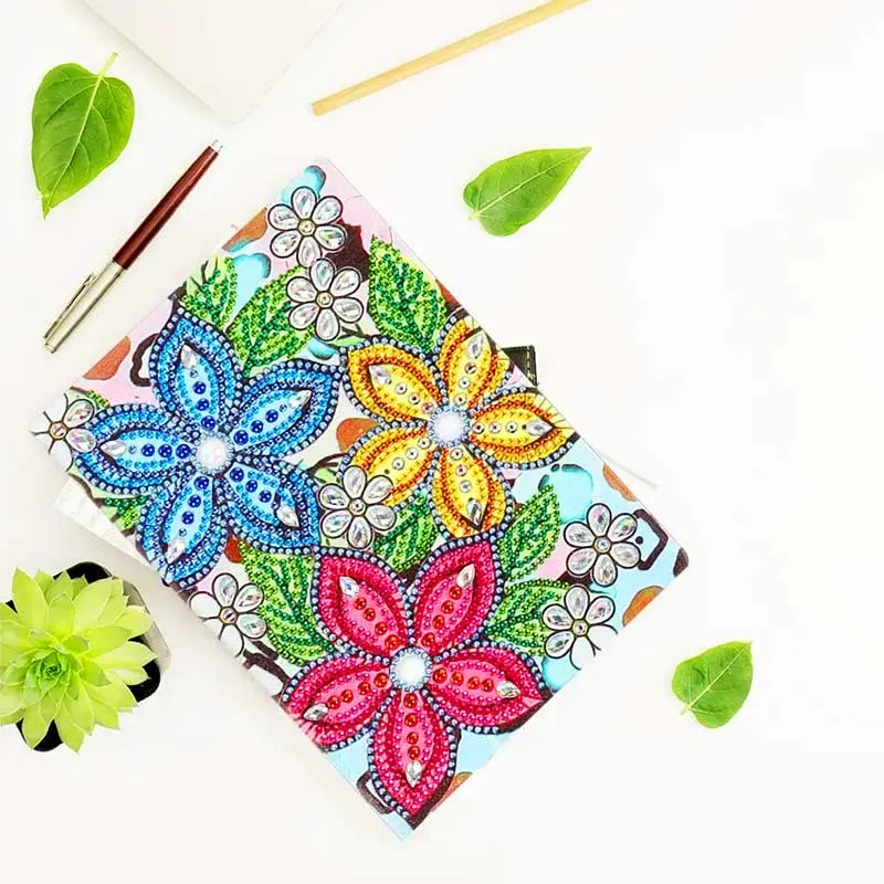 Figured'Art Bloemontwerp diamond painting boek A5 64 pagina's