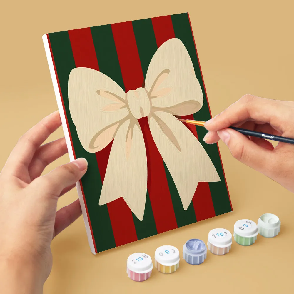 Figured'Art Mini Gezellige kerstsfeer schilderen op nummer 15x20 6 stuks