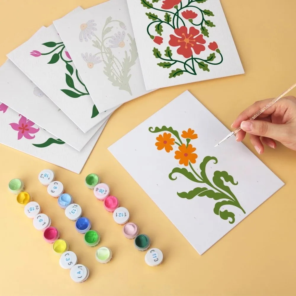 Figured'Art Mini Serie Illustraties wilde bloemen 6x 15x20cm