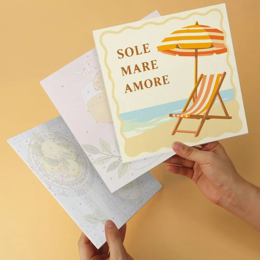 Figured'Art Mini Serie Made in Italy-momenten schilderen op nummer 20x20 6st