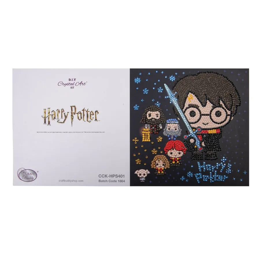 Craft Buddy Crystal Art Harry Potter Family wenskaart 18 cm