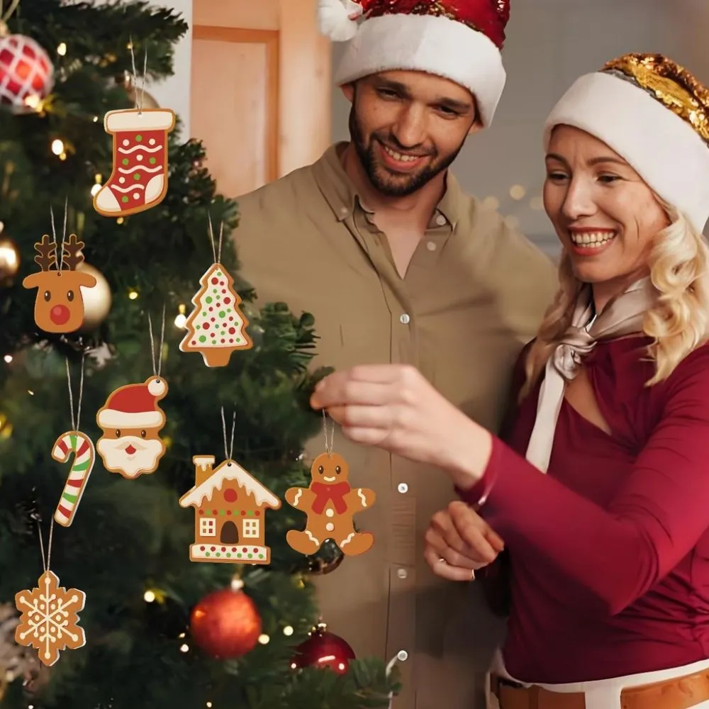 Figured'Art Kerstkoekjes kerstornamenten schilderen op nummer