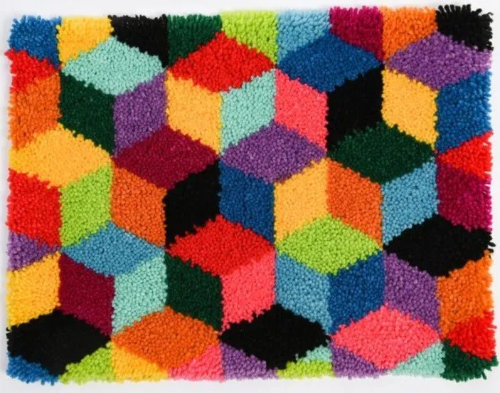 Craft Buddy Geometric Diamonds smyrnakleed pakket 45x60 cm