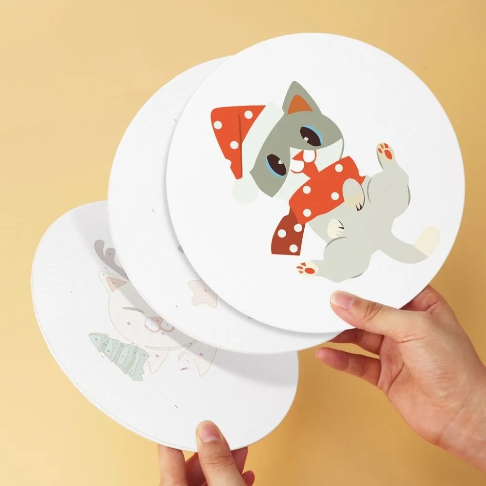 Figured'Art Mini Feestelijk beestje set 6x Ø20 cm kerst