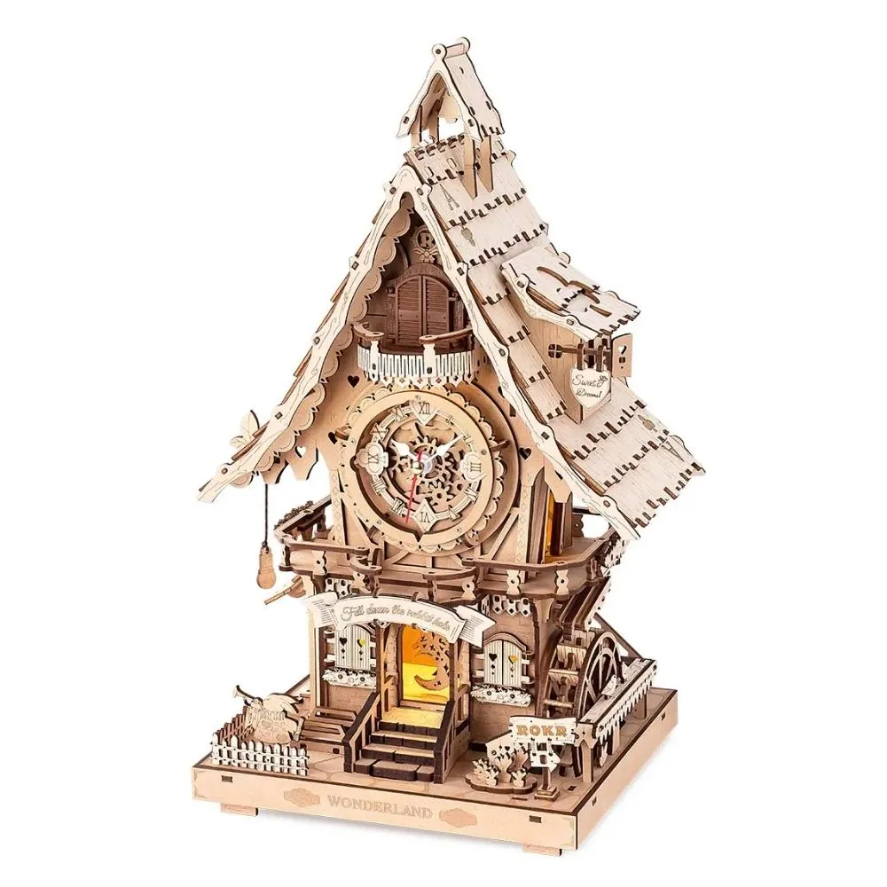 Figured'Art 3D Puzzel Koekoeksklok houtkleur 435 stukjes