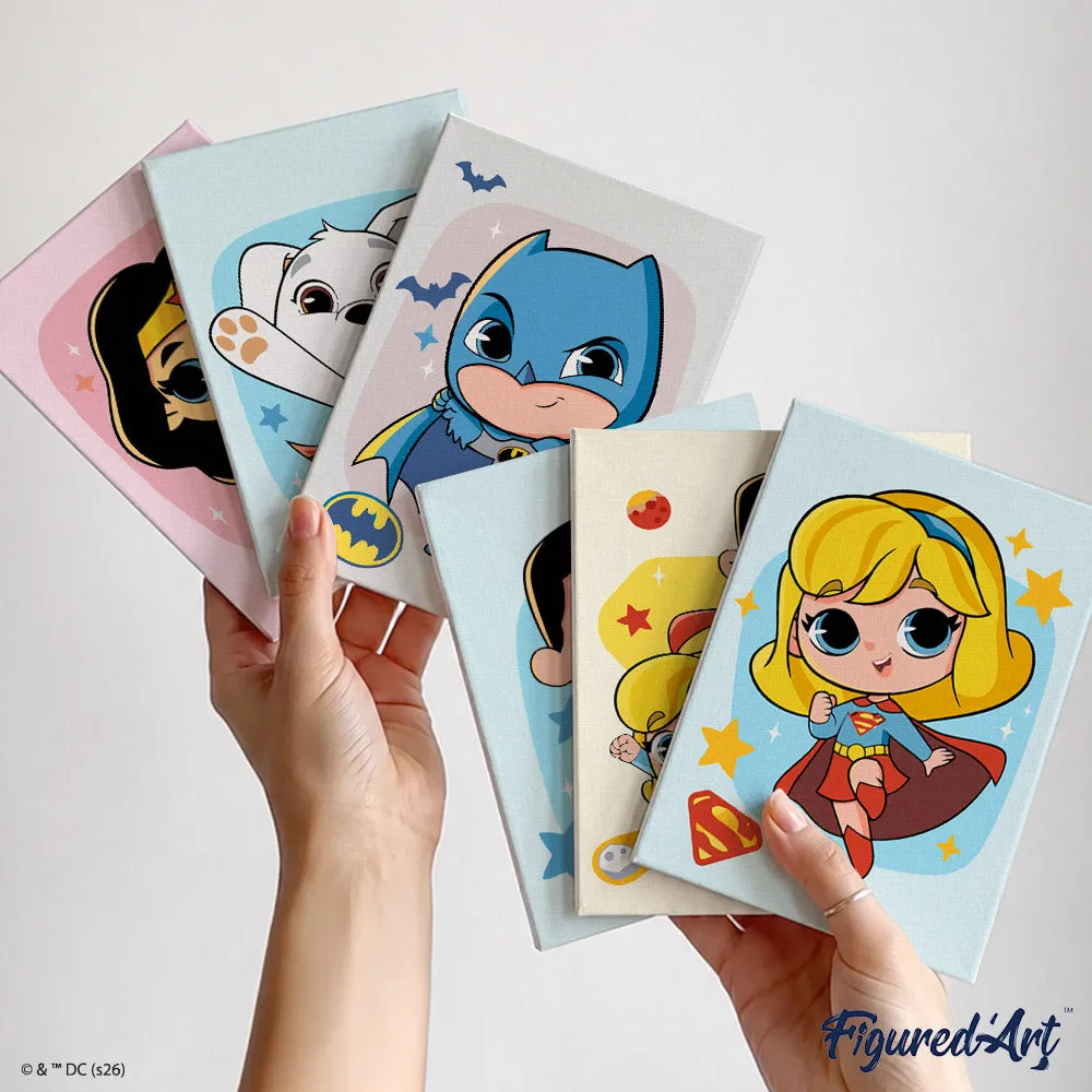 Figured'Art Mini Kleine Superhelden DC schilderen op nummer 6 stuks