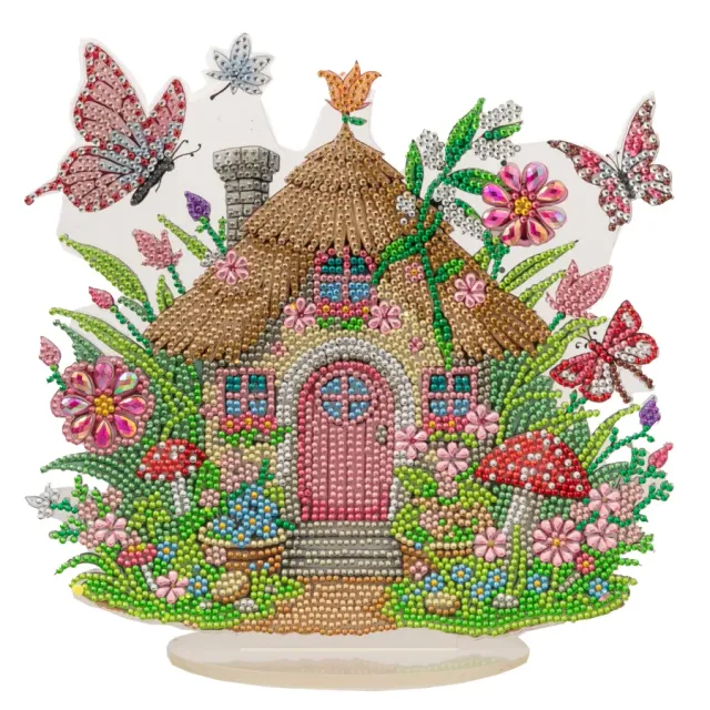 Craft Buddy Crystal Art Fairy Cottage diamond painting decoratie 27cm