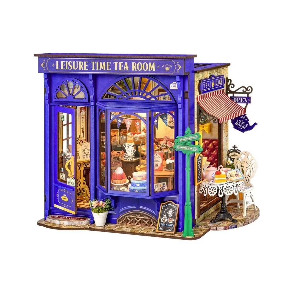 Figured'Art Theekamer Vrije Tijd miniatuurhuis 24cm 304 delen
