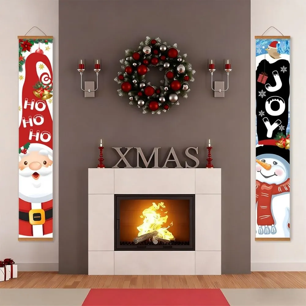 Figured'Art HO HO HO Schilderen op Nummer Deurbanners 20x120cm Kerst