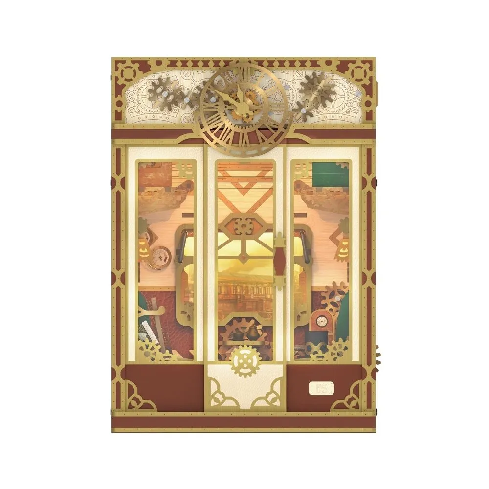 Figured'Art Stoomfantasie book nook 22cm led 436 delen