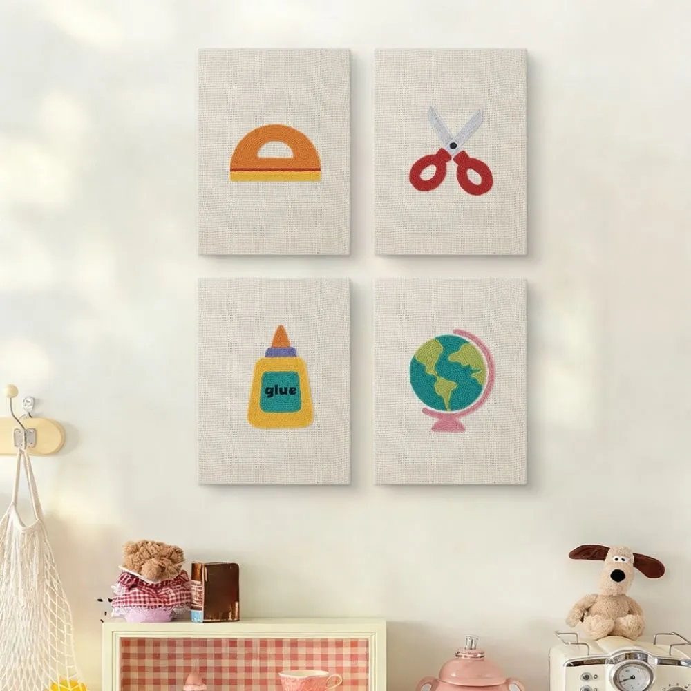 Figured'Art Creatieve Gereedschappen punch needle set 4 stuks met frames
