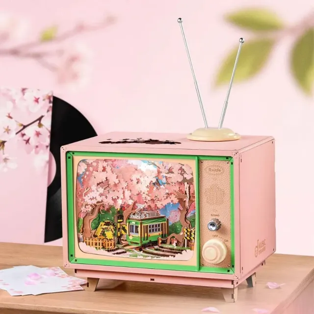 Figured'Art 3D Puzzel Speeldoos Sakura Dromentour 283 stukjes