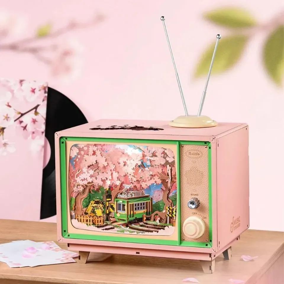 Figured'Art 3D Puzzel Speeldoos Sakura Dromentour 283 stukjes
