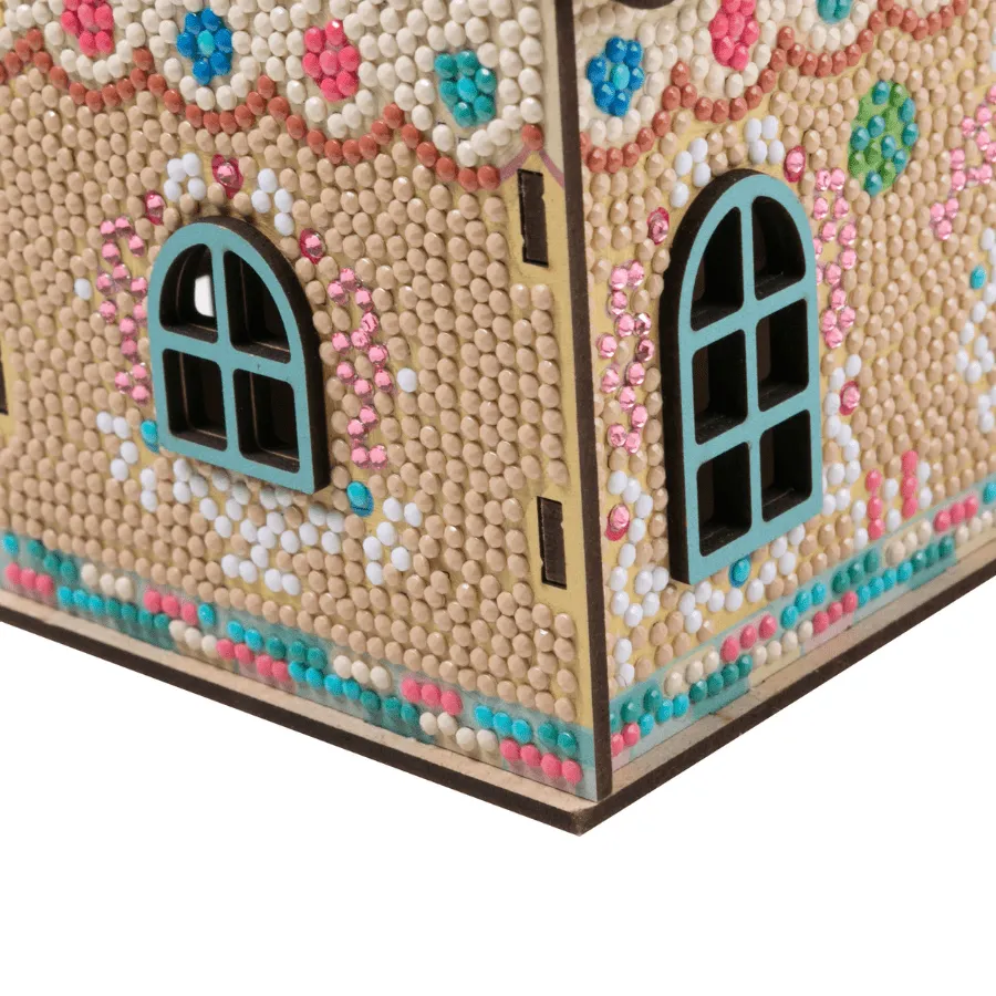 Craft Buddy Crystal Art Easter House diamond painting huisje 18cm
