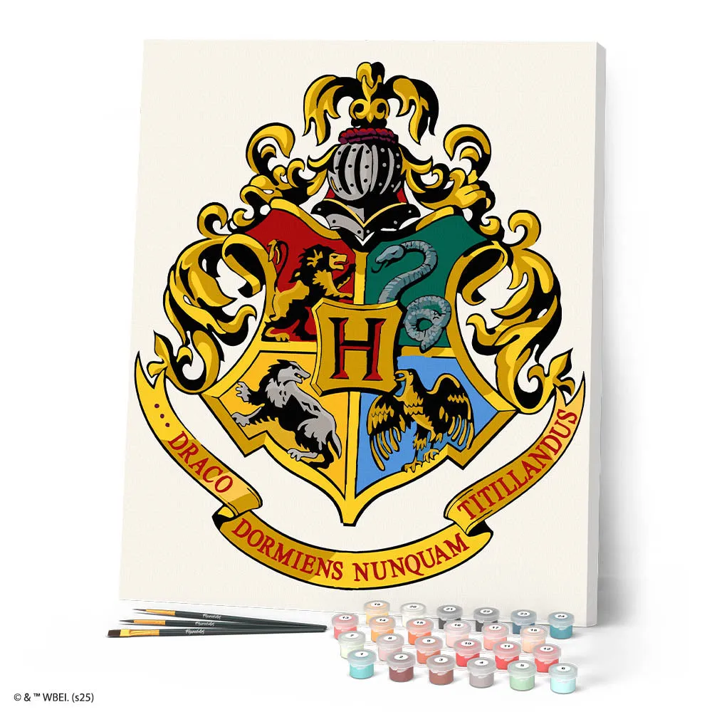 Figured'Art Harry Potter Hogwarts-wapenschilden schilderen op nummer